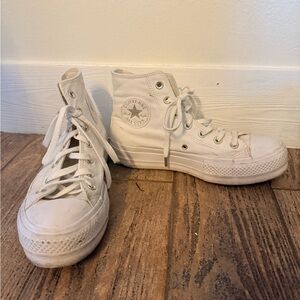 Converse All-Star White Canvas High-Tops